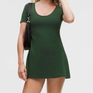 lululemon Align short-sleeve dress in Legacy Green